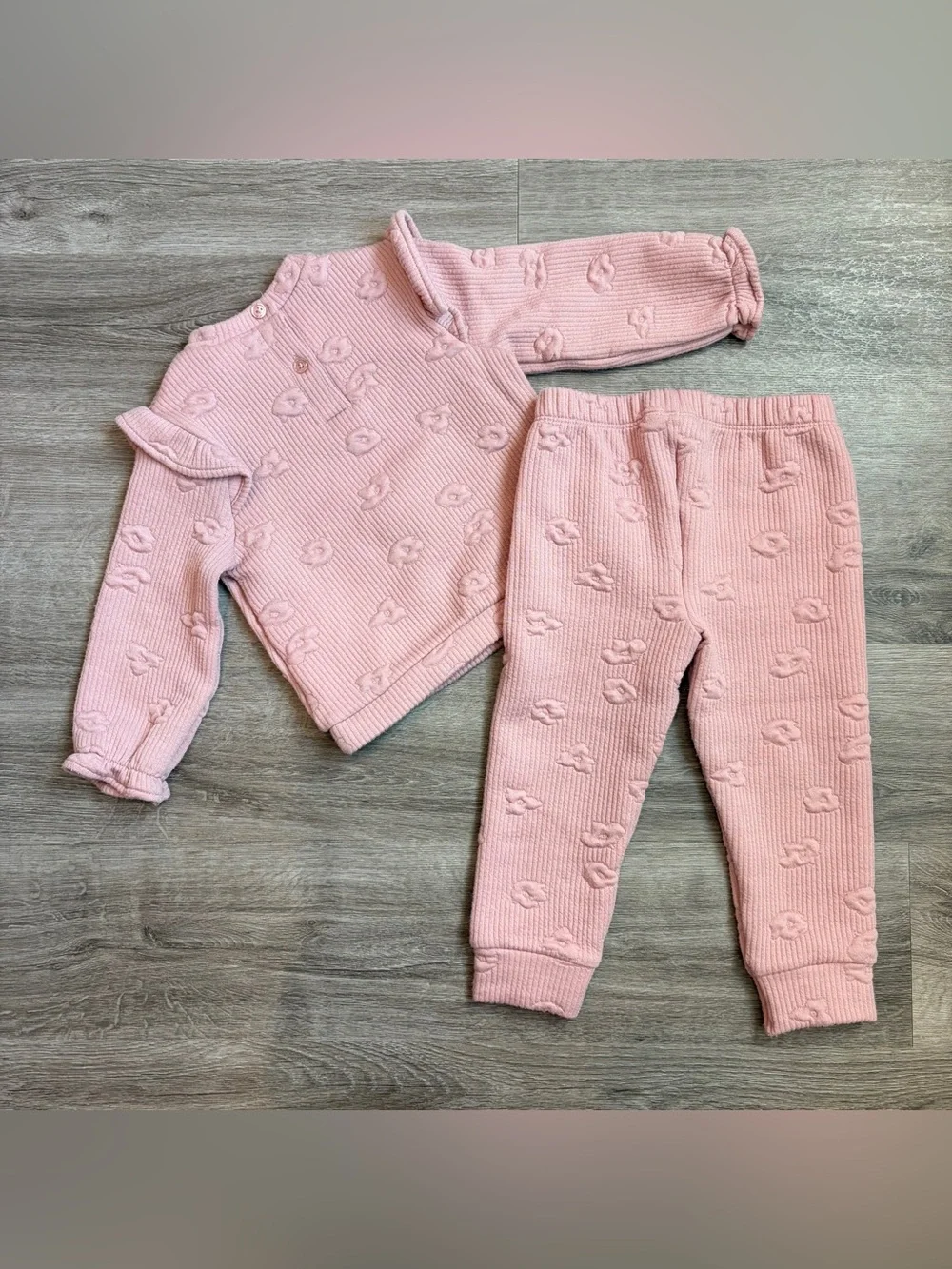 Nicole Miller baby girls matching set